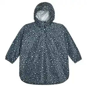 L&D Regenponcho, Grün All-Over-Print, 128/134