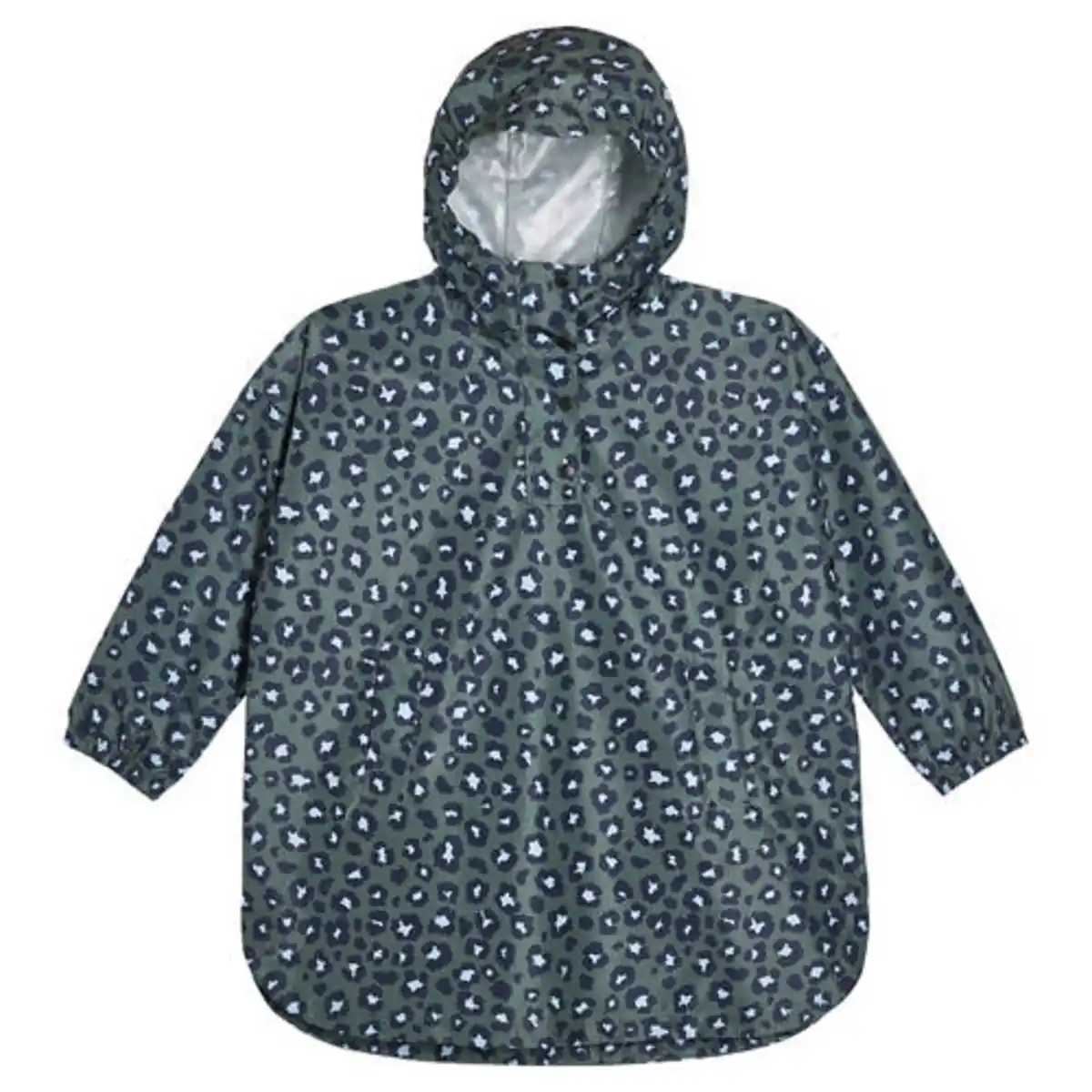 Bild 1 von L&D Regenponcho, Grün All-Over-Print, 128/134