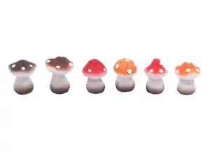 Deko-Mini-Pilze Terrakotta