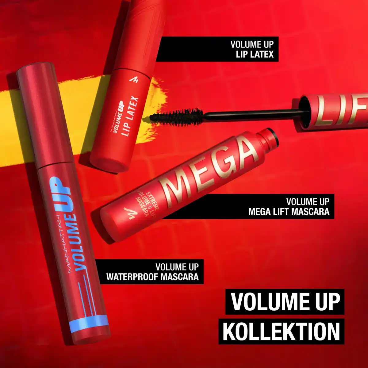 Bild 4 von Manhattan Volume Up Mega Lift Mascara 002 Black Brown, 10 ml