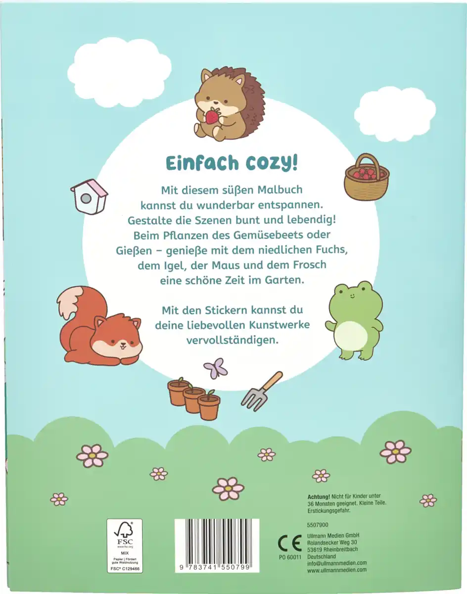 Bild 2 von IDEENWELT Mein Cozy-Coloring-Buch Garden