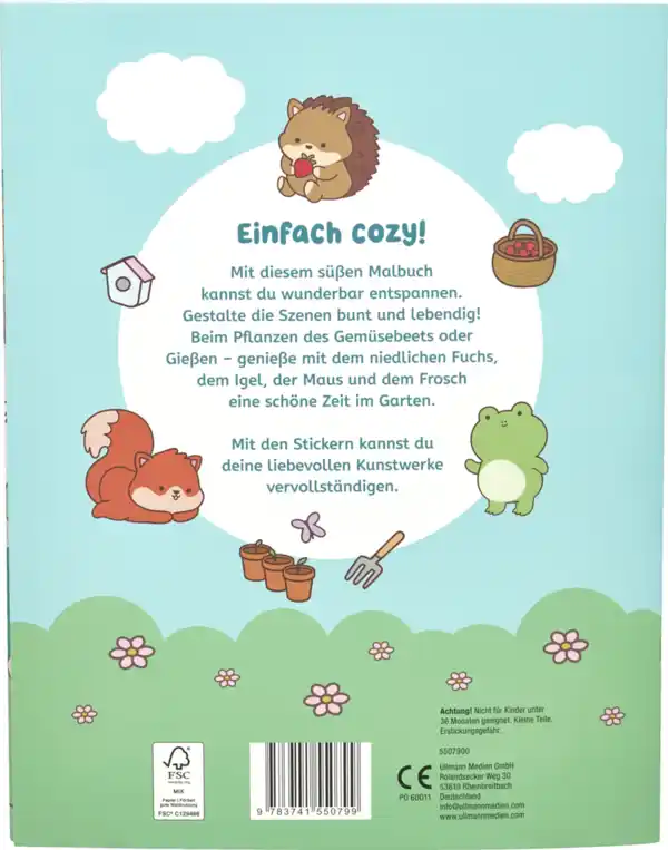 Bild 2 von IDEENWELT Mein Cozy-Coloring-Buch Garden