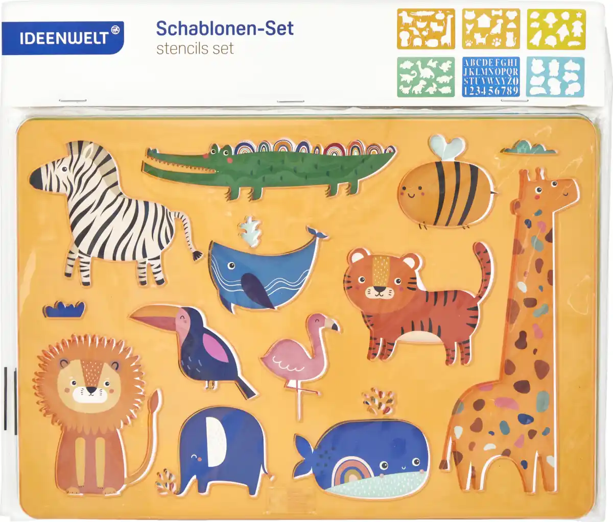 Bild 1 von IDEENWELT Schablonen-Set Tiere