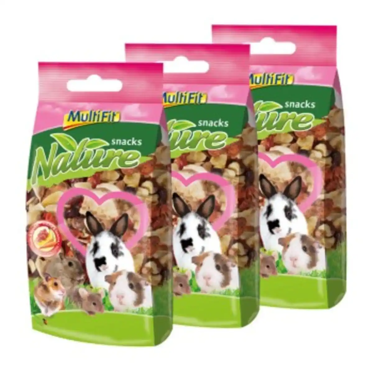 Bild 1 von MultiFit Nature snacks Früchte & Gemüse 3x100g