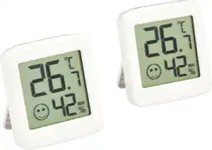 IDEENWELT 2er Set Digitales Hygrometer