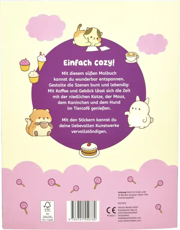 Bild 2 von IDEENWELT Mein Cozy-Coloring-Buch Pet Cafe