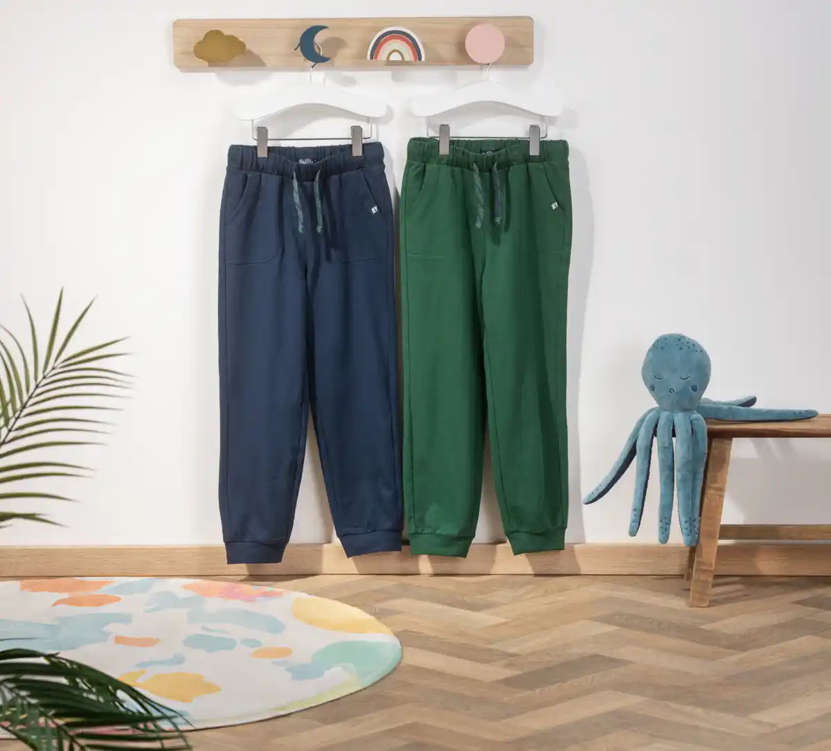 Bild 4 von IDEENWELT 2er-Set Kinder-Jogginghosen Gr. 98/104