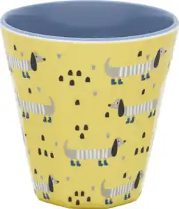 IDEENWELT Melaminbecher 250 ml Dackel