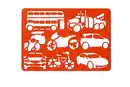 Bild 3 von IDEENWELT Schablonen-Set Fahrzeuge