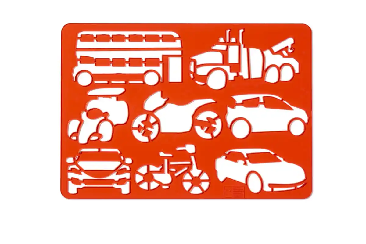 Bild 3 von IDEENWELT Schablonen-Set Fahrzeuge