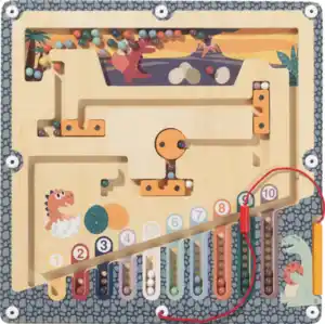 IDEENWELT Magnet-Kugelspiel Dino