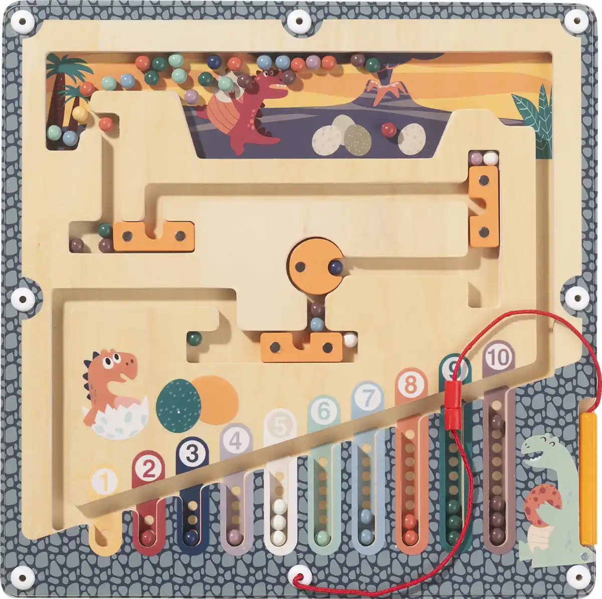 Bild 1 von IDEENWELT Magnet-Kugelspiel Dino