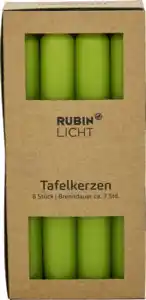 RUBIN LICHT Tafelkerzen grün