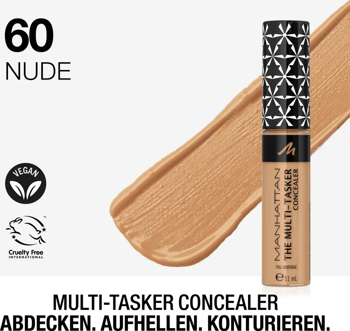 Bild 4 von Manhattan Multi-Tasker Concealer 60 Nude, 11 ml