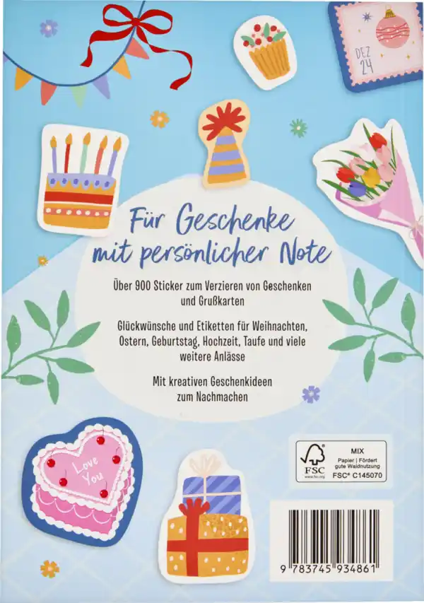Bild 2 von IDEENWELT Stickerbuch Geschenke