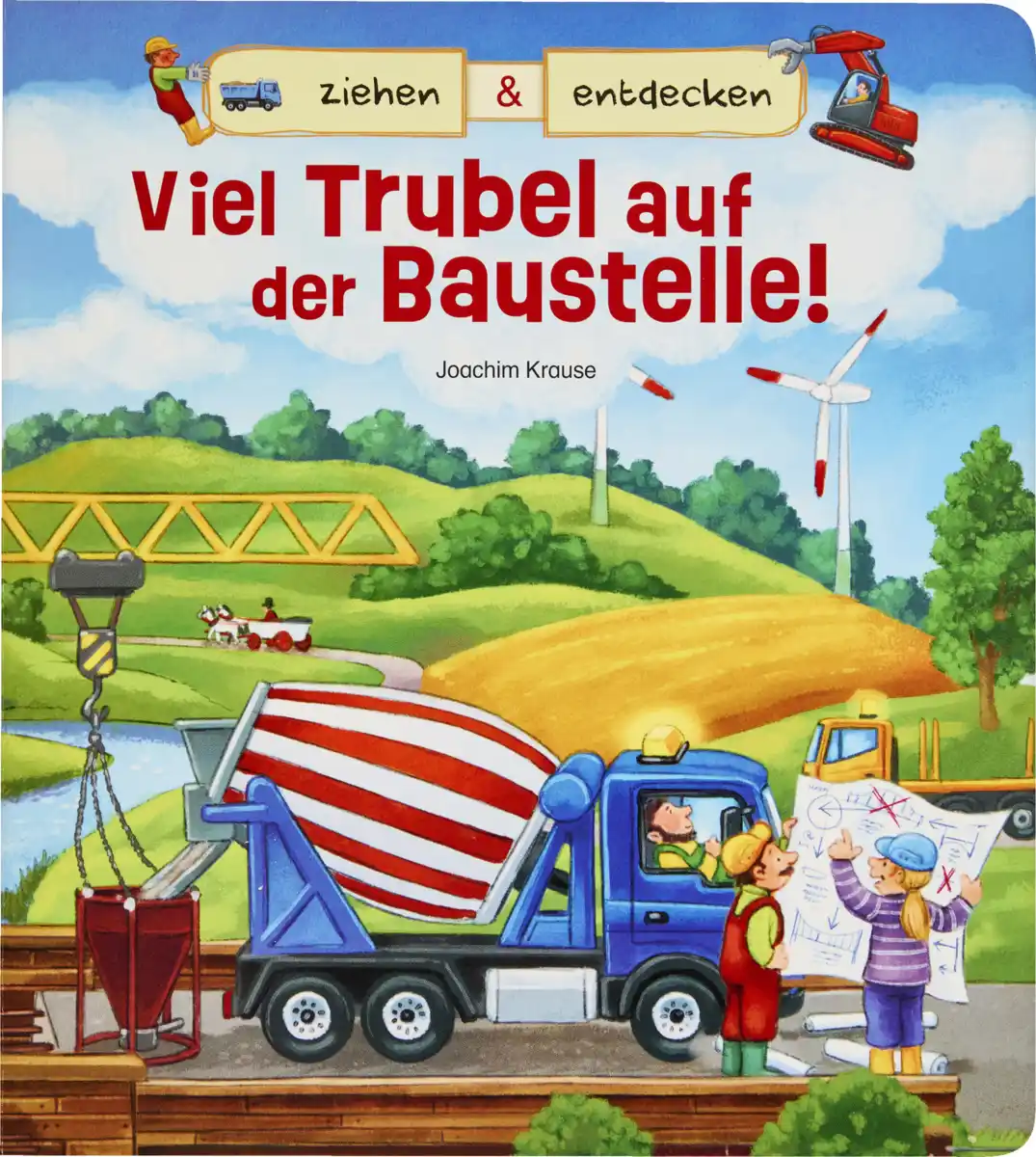 Bild 1 von Ullmann Medien ,,Zieh meine Seiten lang''-Buch Baustelle