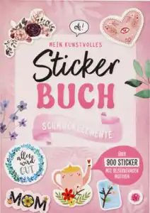 IDEENWELT Stickerbuch Schmuckelemente
