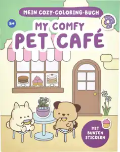 IDEENWELT Mein Cozy-Coloring-Buch Pet Cafe