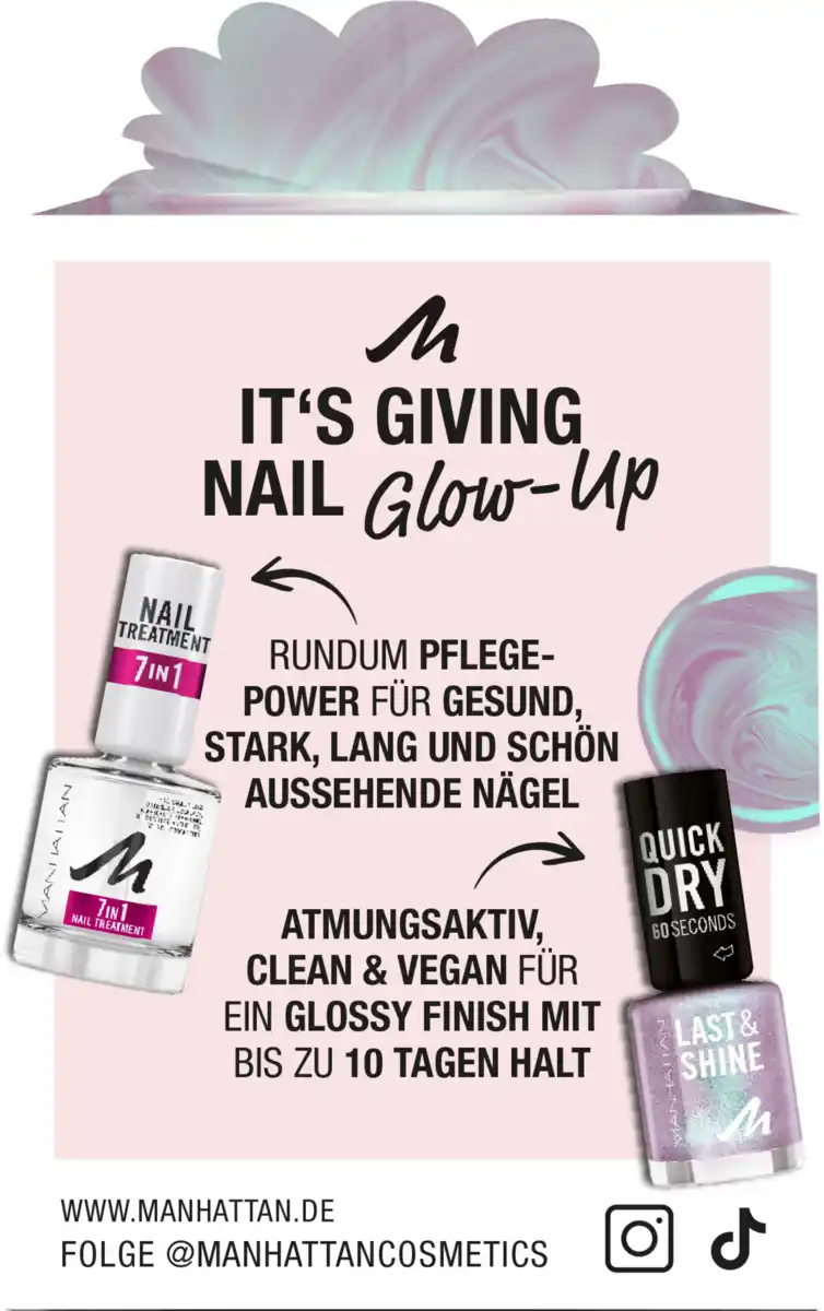 Bild 2 von Manhattan Nail Treatment 7in1 Multi Benefit + Last & Shine 05 Mermaid Fantasy