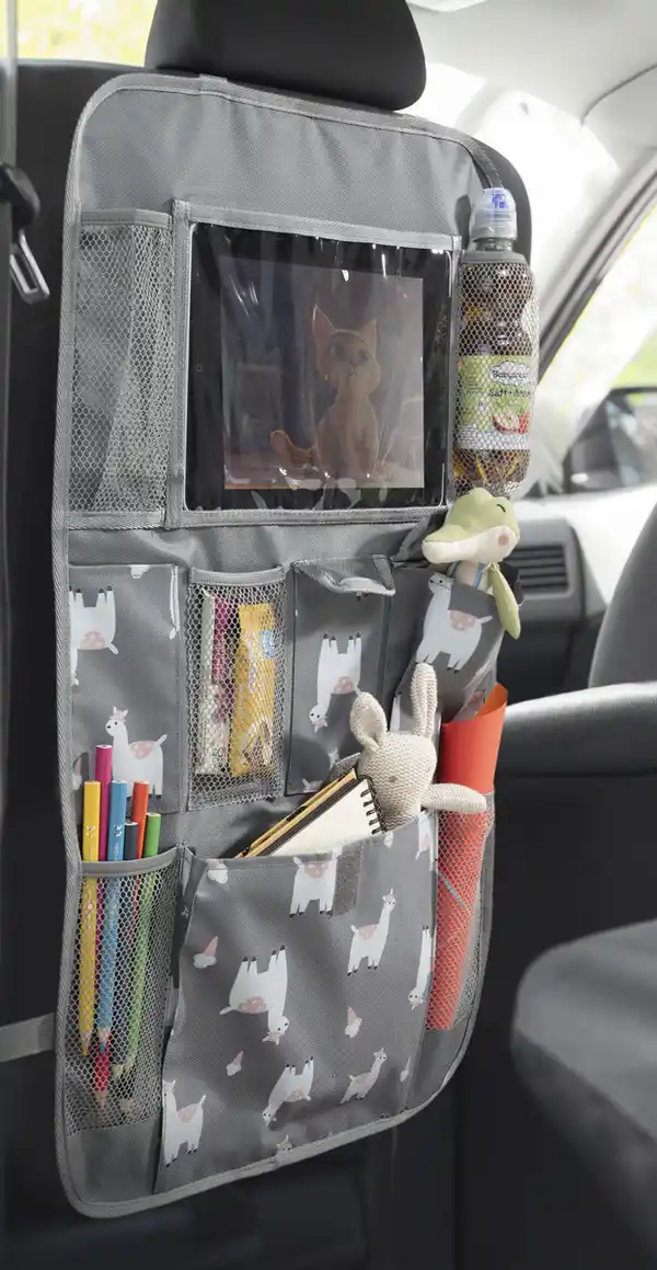Bild 2 von IDEENWELT Auto-Rücksitztasche Alpaka