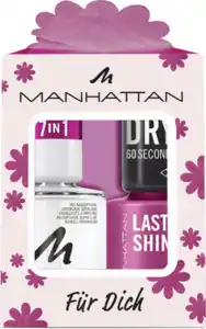 Manhattan Nail Treatment 7in1 Multi Benefit + Last & Shine 570 Pink Fields