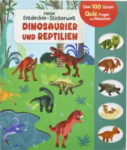 IDEENWELT Meine Entdecker-Stickerwelt Dino
