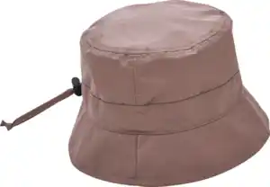 IDEENWELT Regenhut mit Fleecefutter taupe