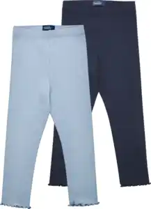 IDEENWELT 2er-Pack Kinder-Leggings Gr. 122/128