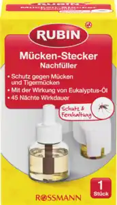 RUBIN Mücken-Stecker Nachfüller, 25 ml