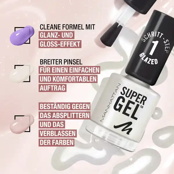 Bild 3 von Manhattan Super Gel Nagellack 090 Porcelain, 12 ml