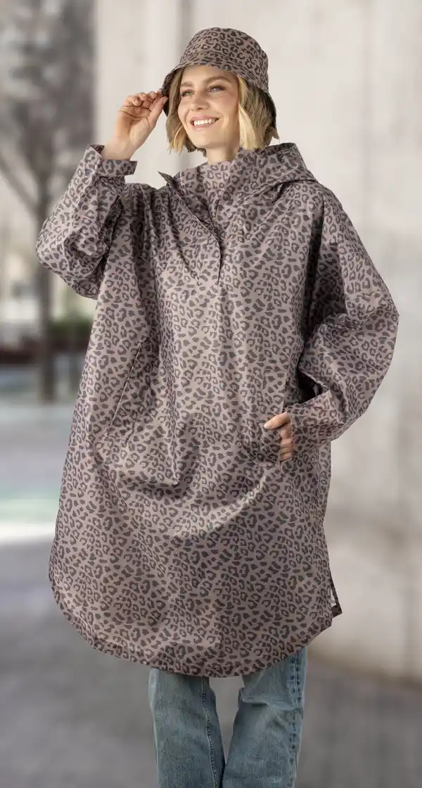 Bild 2 von IDEENWELT Regenhut mit Fleecefutter taupe