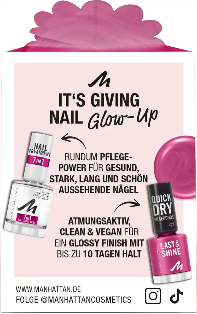 Bild 2 von Manhattan Nail Treatment 7in1 Multi Benefit + Last & Shine 570 Pink Fields