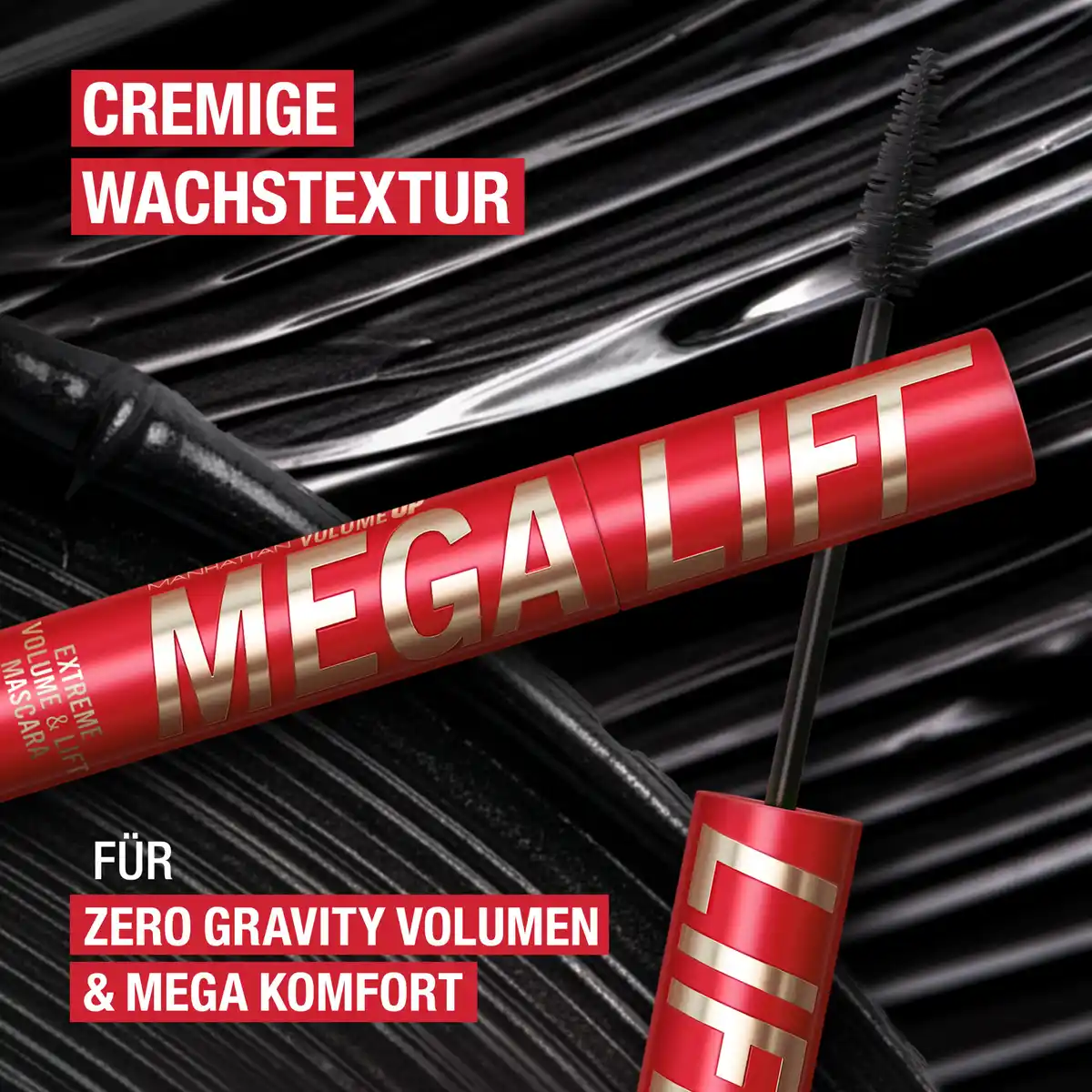 Bild 3 von Manhattan Volume Up Mega Lift Mascara 001 Black, 10 ml