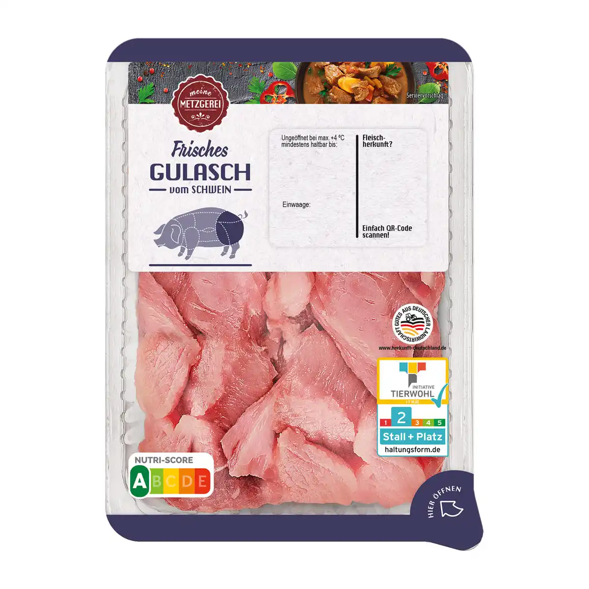 Bild 1 von MEINE METZGEREI Schinkengulasch