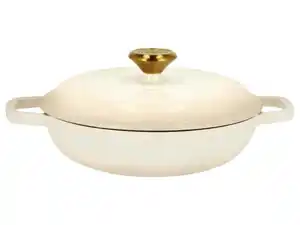 SILVERCREST® Premium-Gusseisenservierpfanne, Ø 25 cm