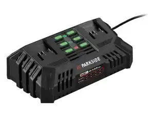 PARKSIDE® 20 V / 2x 4,5 A Akku-Doppelladegerät »PDSLG 20 B1«, ohne Akku