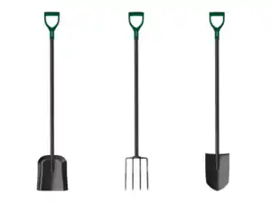 PARKSIDE® Gartengeräte-Set »Spitzspaten, Schaufel & Grabegabel«, 3-teilig
