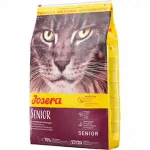 Josera Katzentrockenfutter, Alleinfuttermittel, 8 Stück à 400 g, Geflügel, Senior