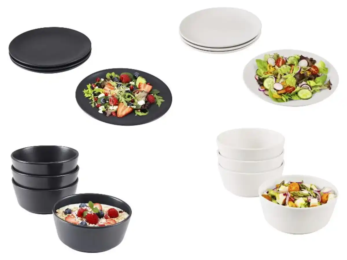 Bild 3 von SILVERCREST® Teller-\ Schüssel-Set, 4-teilig