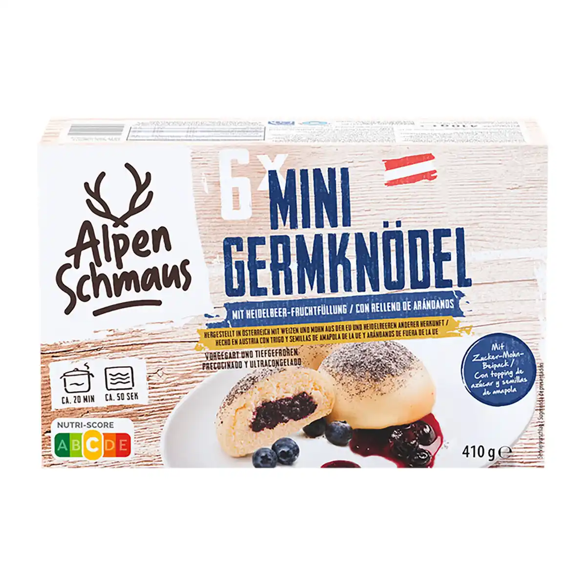 Bild 2 von ALPENSCHMAUS Germknödel