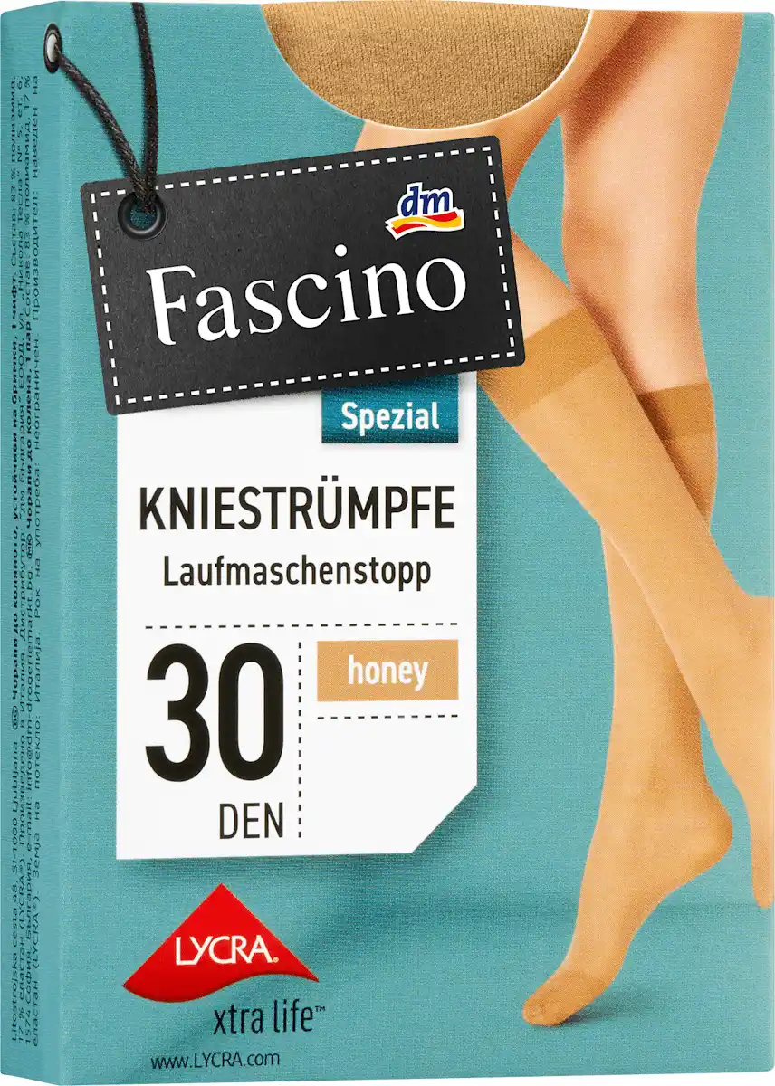 Bild 1 von Fascino Kniestrümpfe laufmaschenresistent honey Gr. 35-38, 30 DEN, 1 St