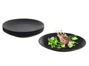 SILVERCREST® Speiseteller- \ Suppenteller-Set, 4-teilig