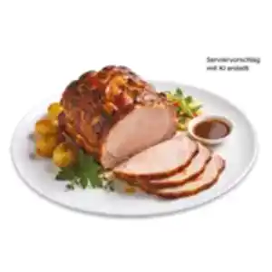 Frischer Schweineschinkenbraten aus der Nuss