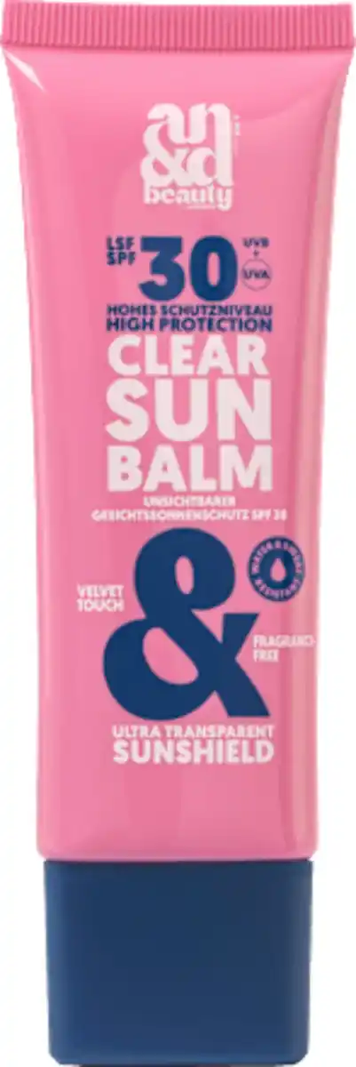 Bild 3 von A.N.D. beauty Sonnencreme Gesicht, clear sun balm, LSF 30, 50 ml