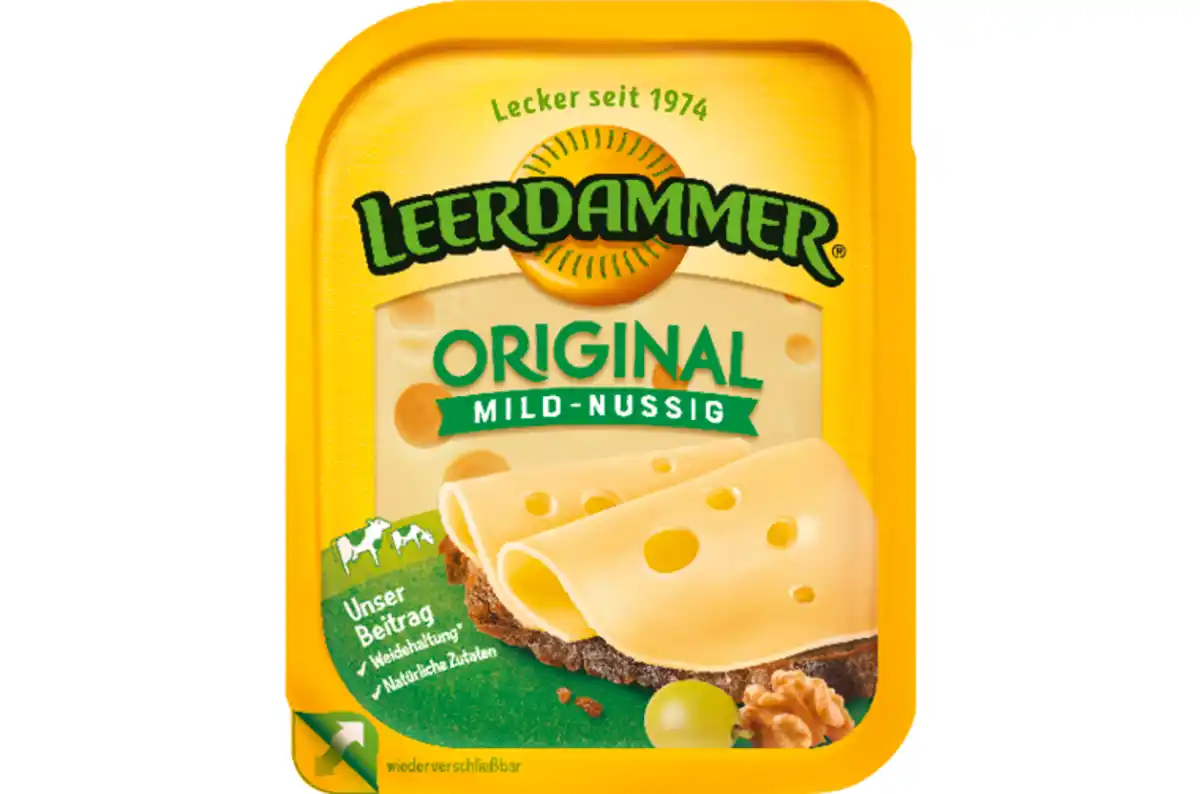 Bild 1 von Leerdammer Scheiben oder Reibekäse