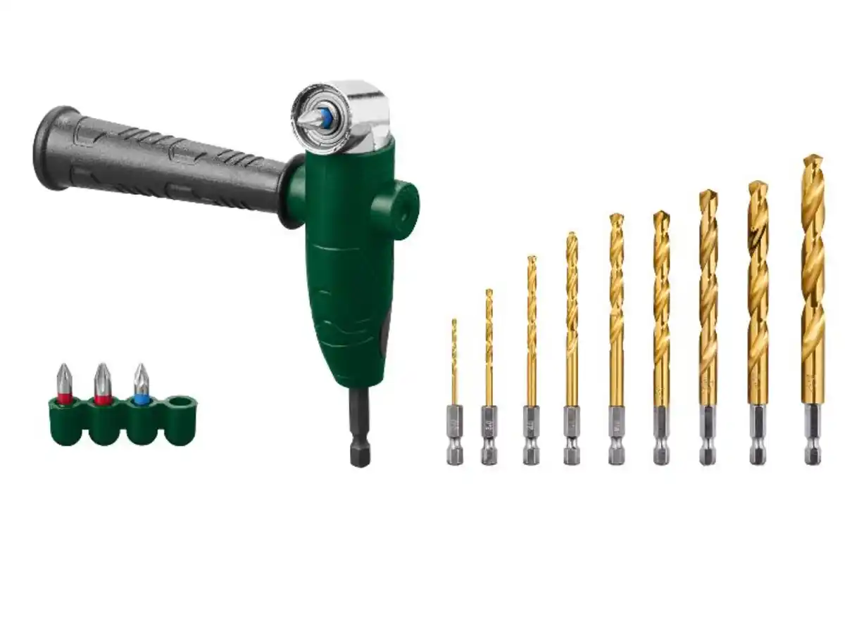 Bild 3 von PARKSIDE® Winkelbithalter / Impact-Bohrer-Set