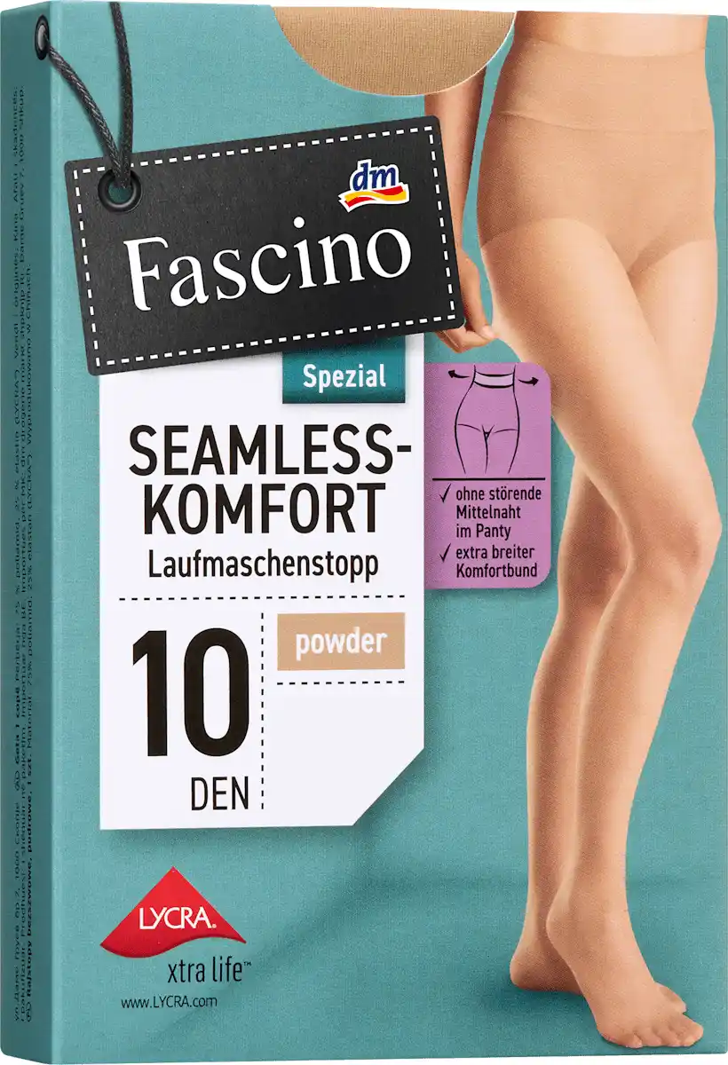 Bild 1 von Fascino Strumpfhose Seamless-Komfort powder Gr. 42/44, 10 DEN, 1 St