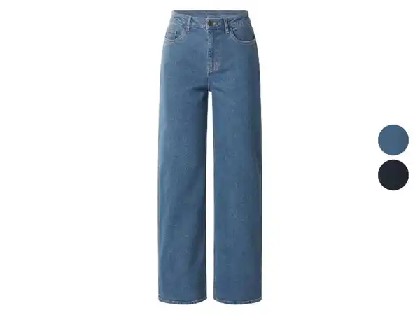 Bild 3 von ESMARA® Damen Jeans, Wide Leg, hohe Leibhöhe