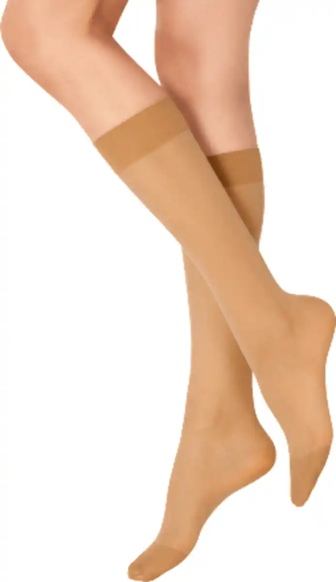 Bild 3 von Fascino Kniestrümpfe laufmaschenresistent honey Gr. 35-38, 30 DEN, 1 St