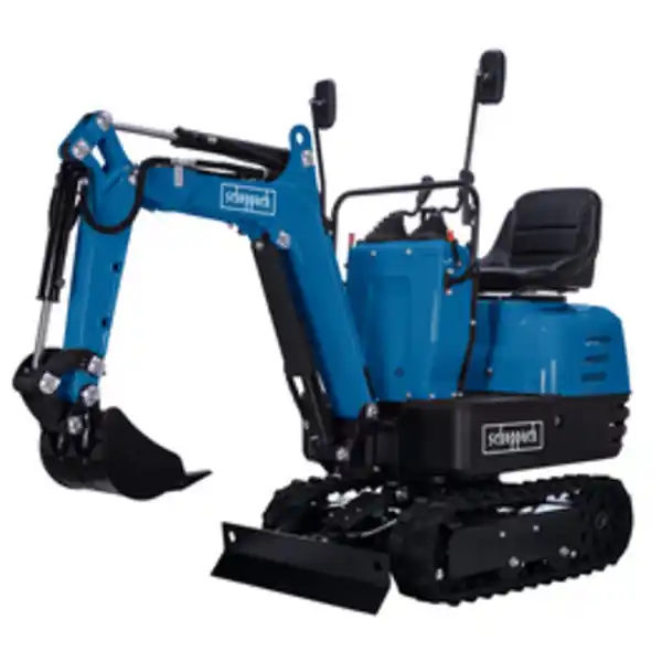 Bild 2 von SCHEPPACH Mini-Bagger, »EXC815 - XXL Set«, 4-Takt Benzin, 8,5 PS, inklusive umfangreiches Zubehör